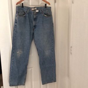Men’s Levi’s 505 / Size 40x32/ good cond Blue zip